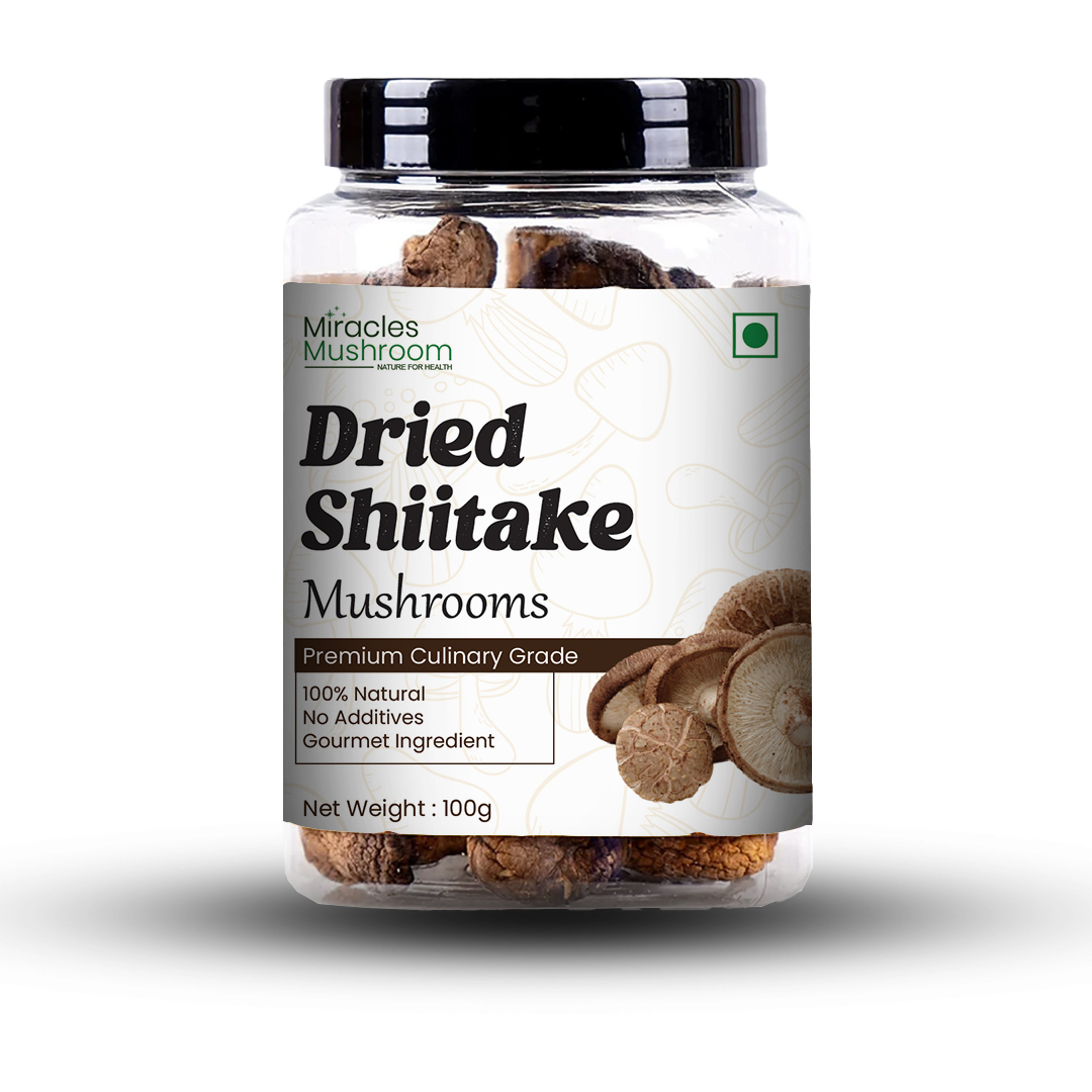 Miracles Mushroom's Dried Shiitake Mushrooms 100g